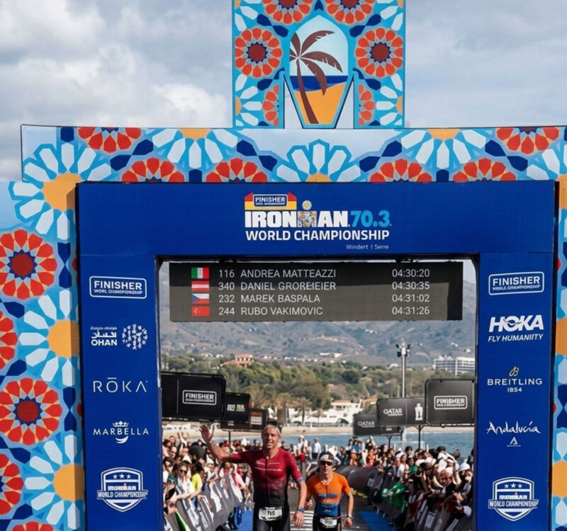 Ironman World Championship Marbella finish line